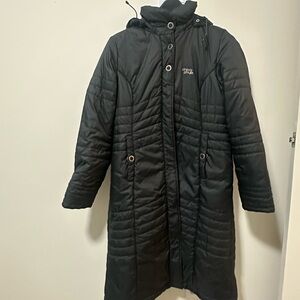 Chlorophylle Chic Black Quilted Women's Coat